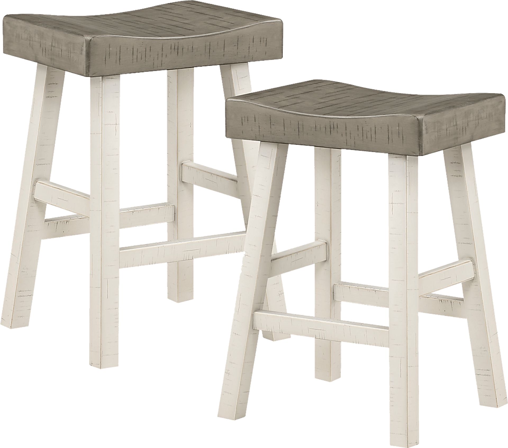 Mcewen Gray Counter Height Stool, Set of 2 - Image 1