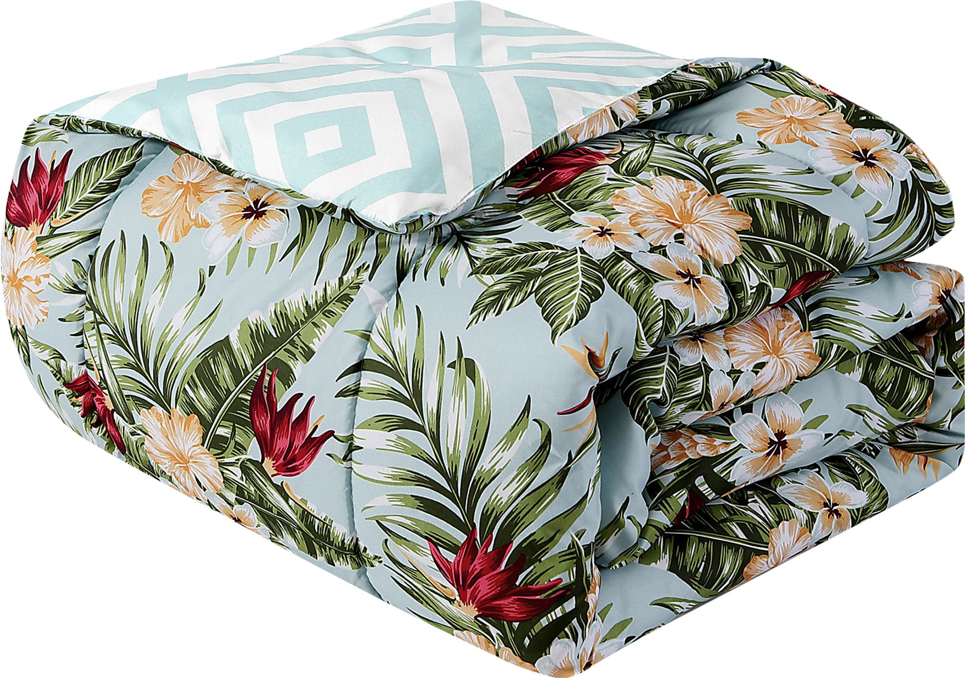McGurrin Blue 8 Pc Queen Comforter Set - Image 3