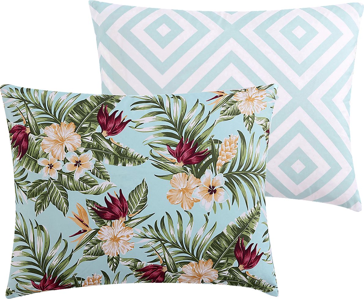 McGurrin Blue 8 Pc Queen Comforter Set
