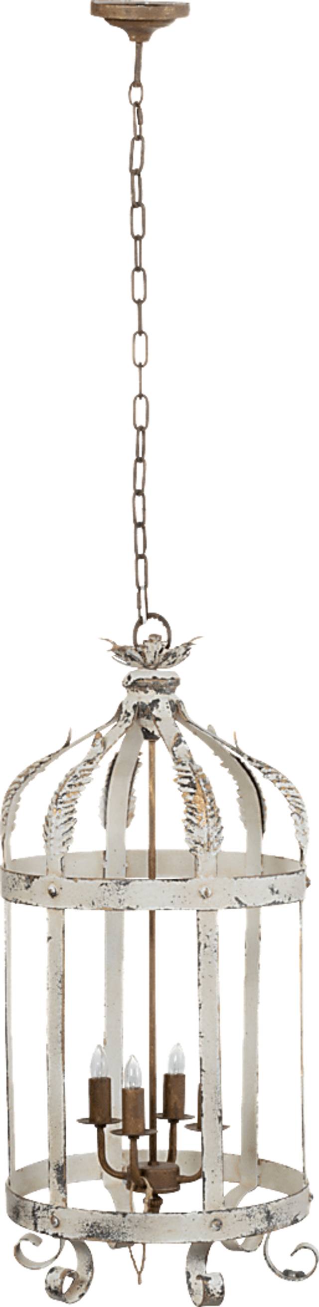 McHenry Avenue White Chandelier - Thumbnail - Image 1
