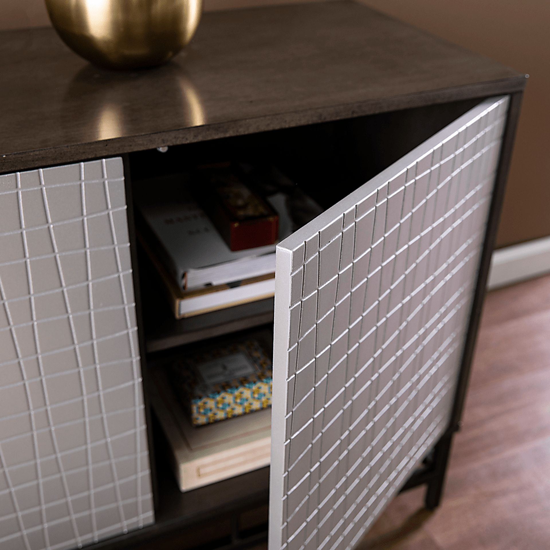 Mcilhenry Weathered Gray Credenza - Image 6