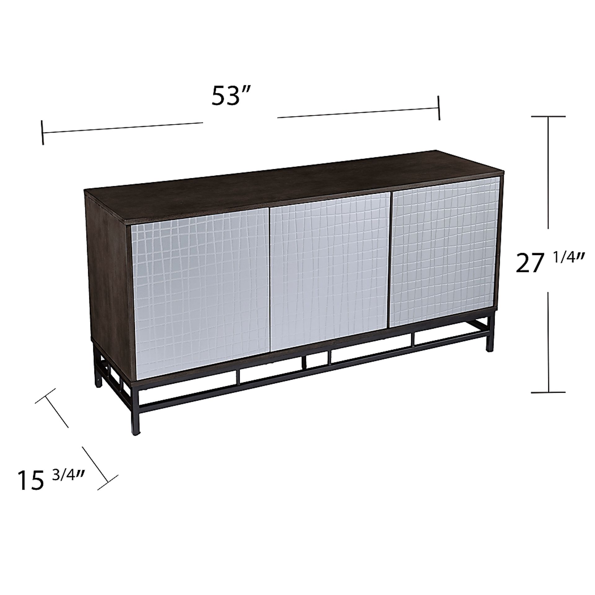 Mcilhenry Weathered Gray Credenza - Image 8