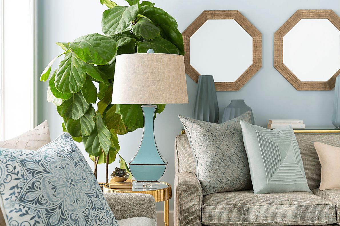 McKay Farm Teal Lamp