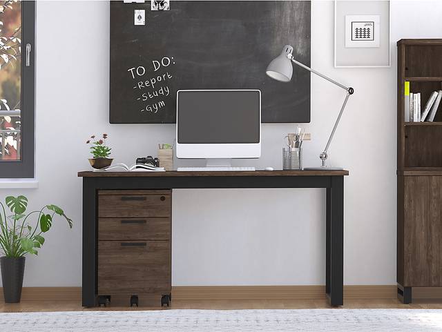 Mckelvey Brown 2 Pc. Office Set - Thumbnail - Image 5
