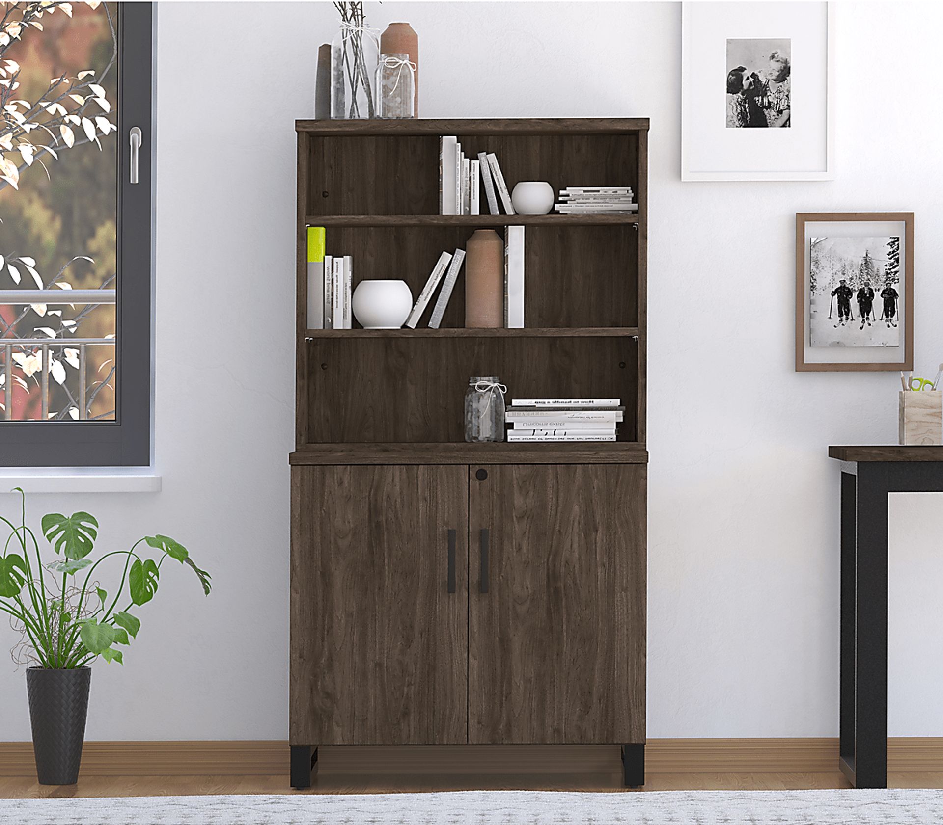 Mckelvey Brown Bookcase - Image 8