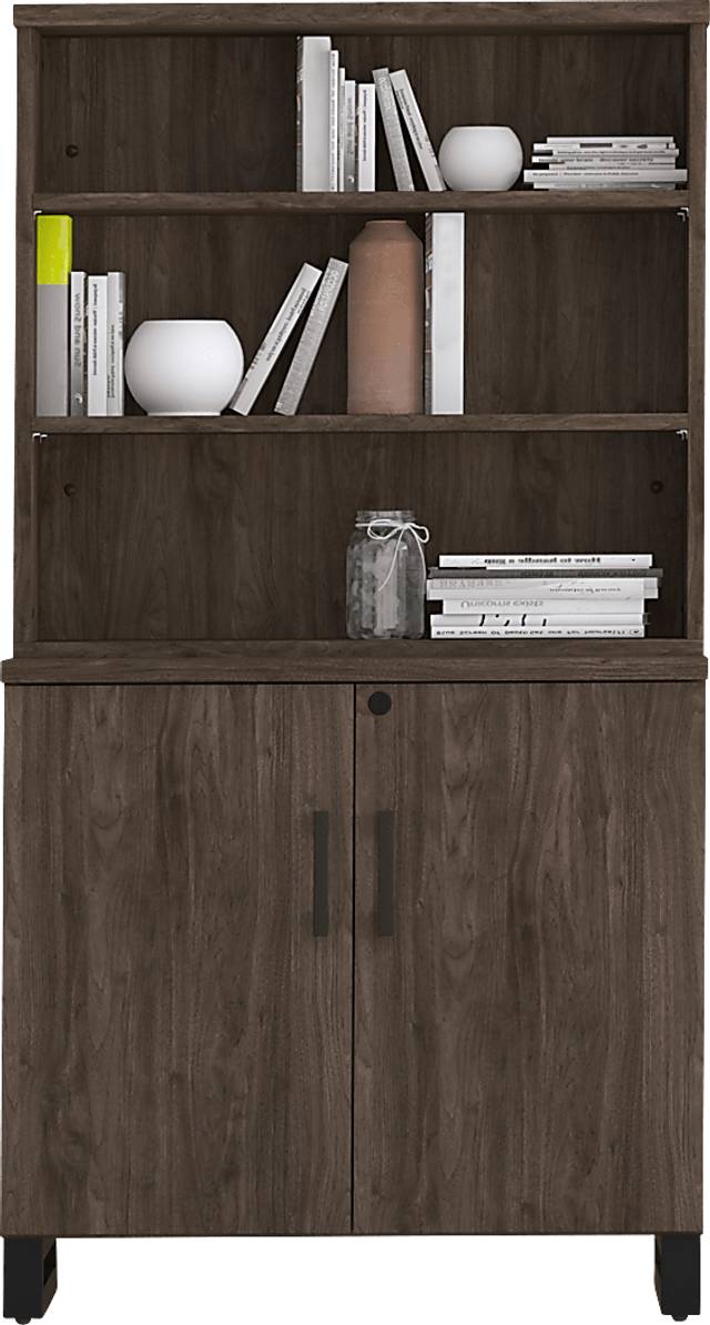 Mckelvey Brown Bookcase - Thumbnail - Image 1