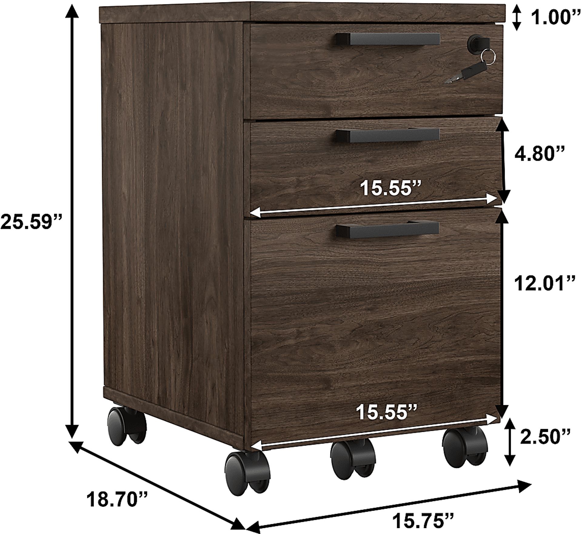 Mckelvey Brown File Cabinet - Image 5