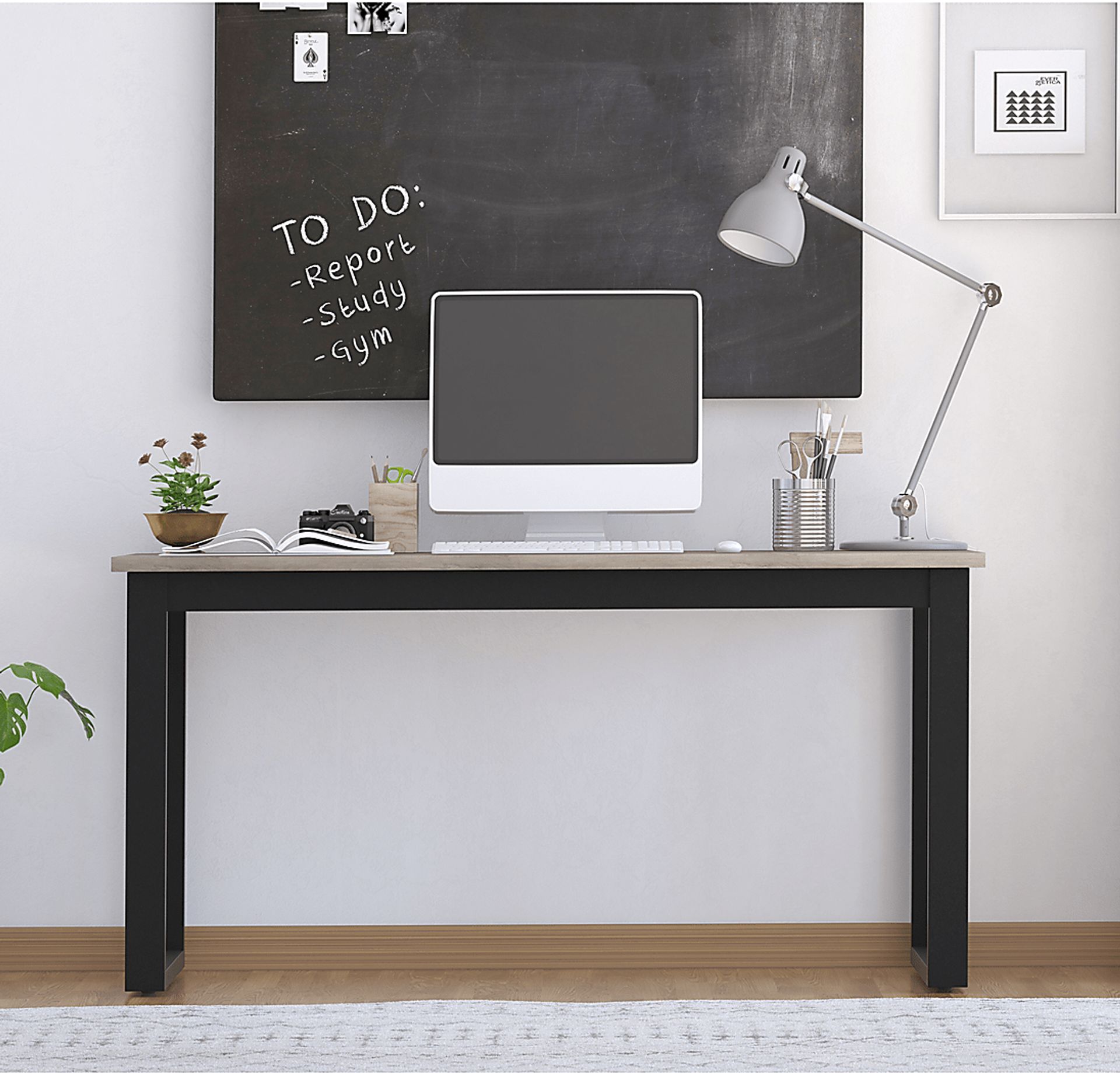 Mckelvey Gray 3 Pc. Office Set - Image 4