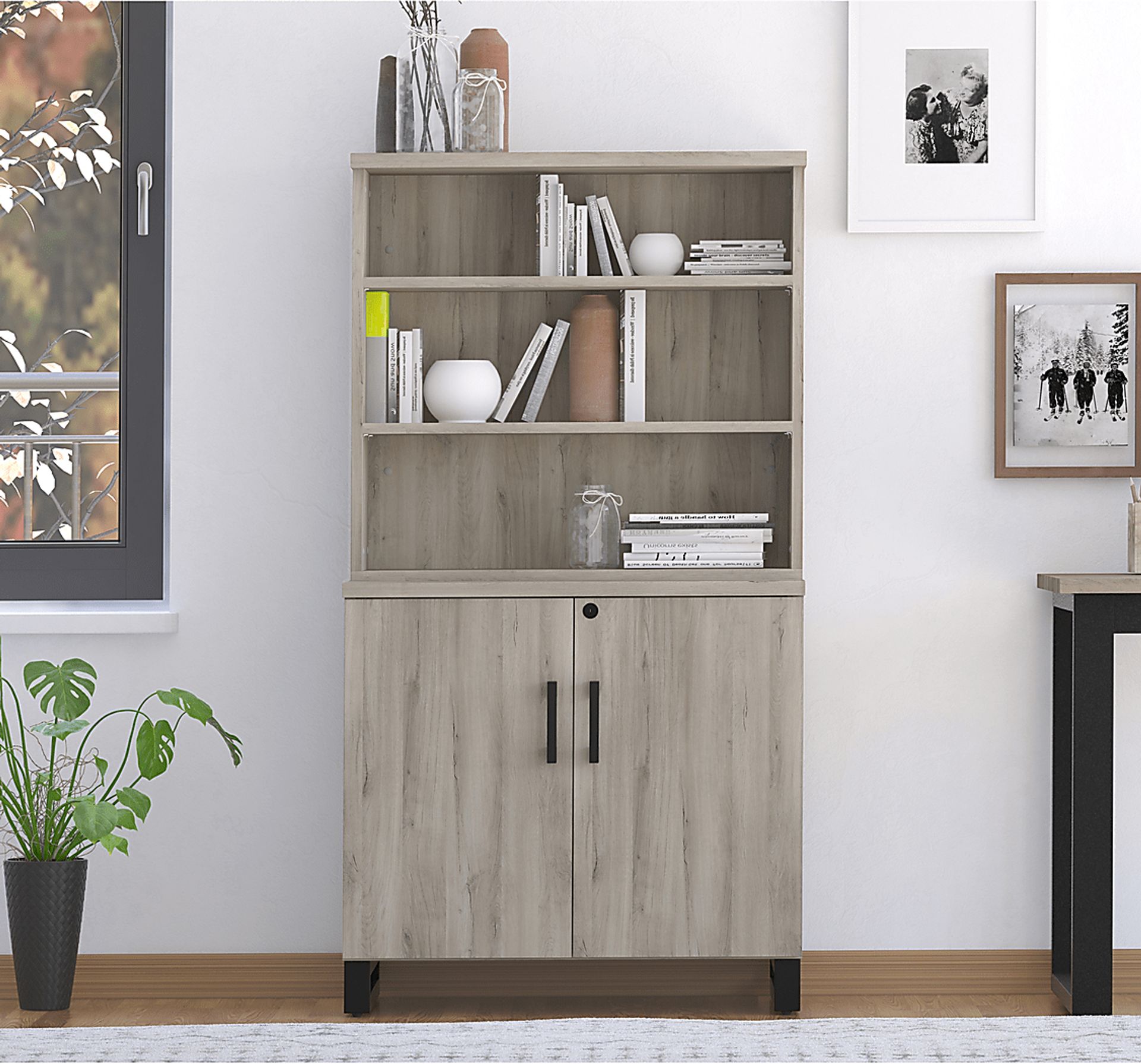 Mckelvey Gray Bookcase - Image 5