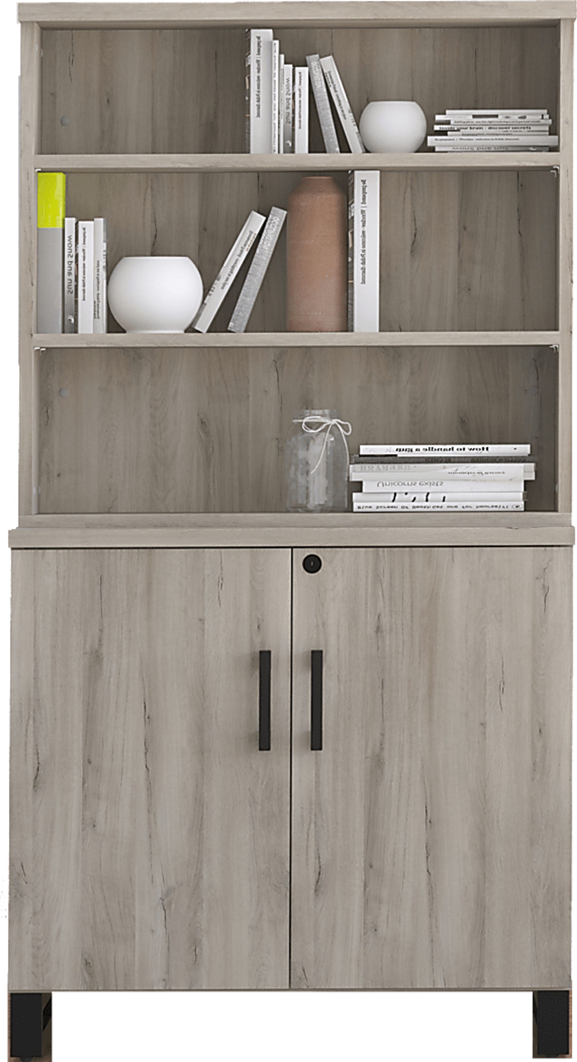 Mckelvey Gray Bookcase - Image 1