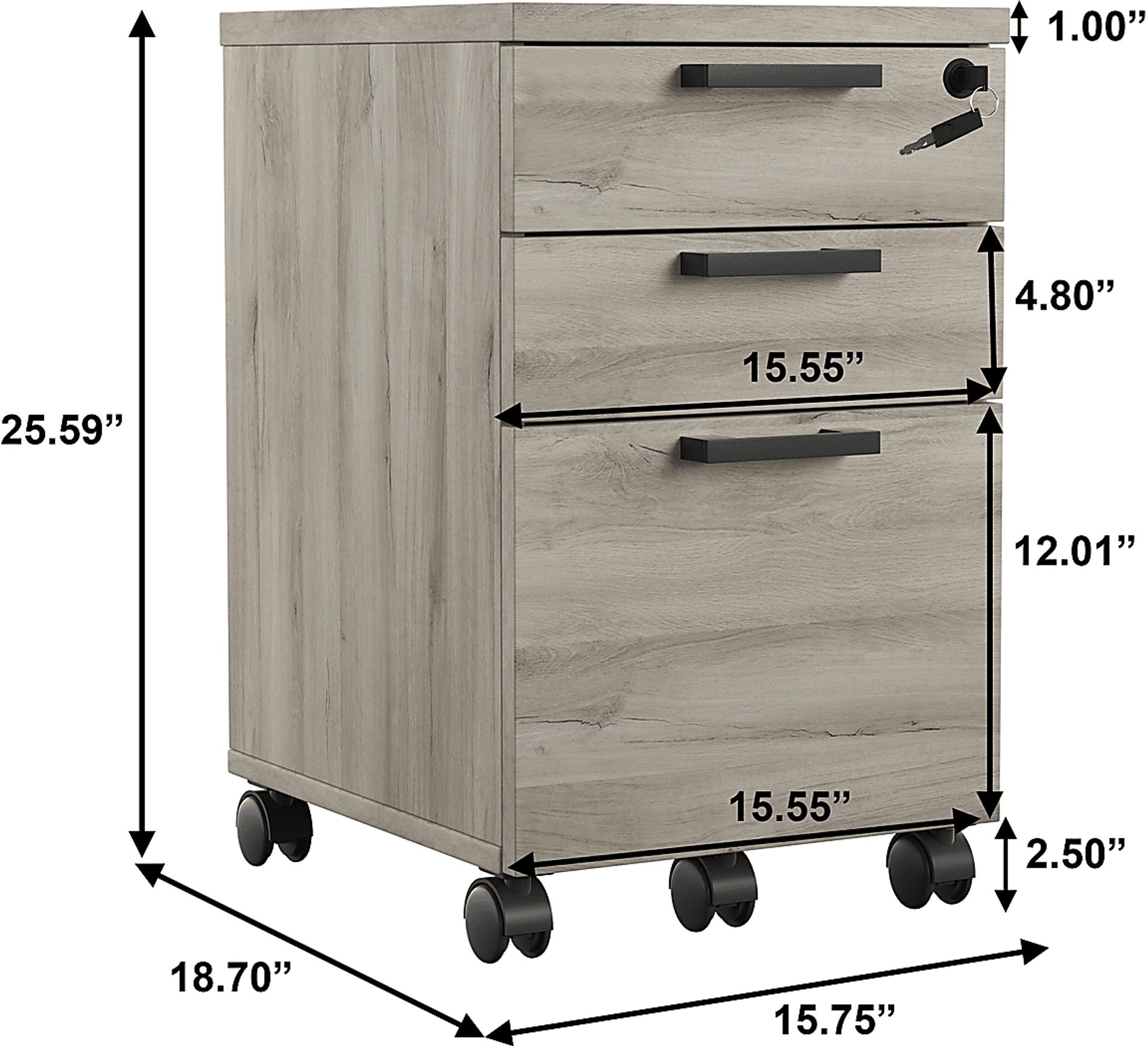 Mckelvey Gray File Cabinet - Image 7