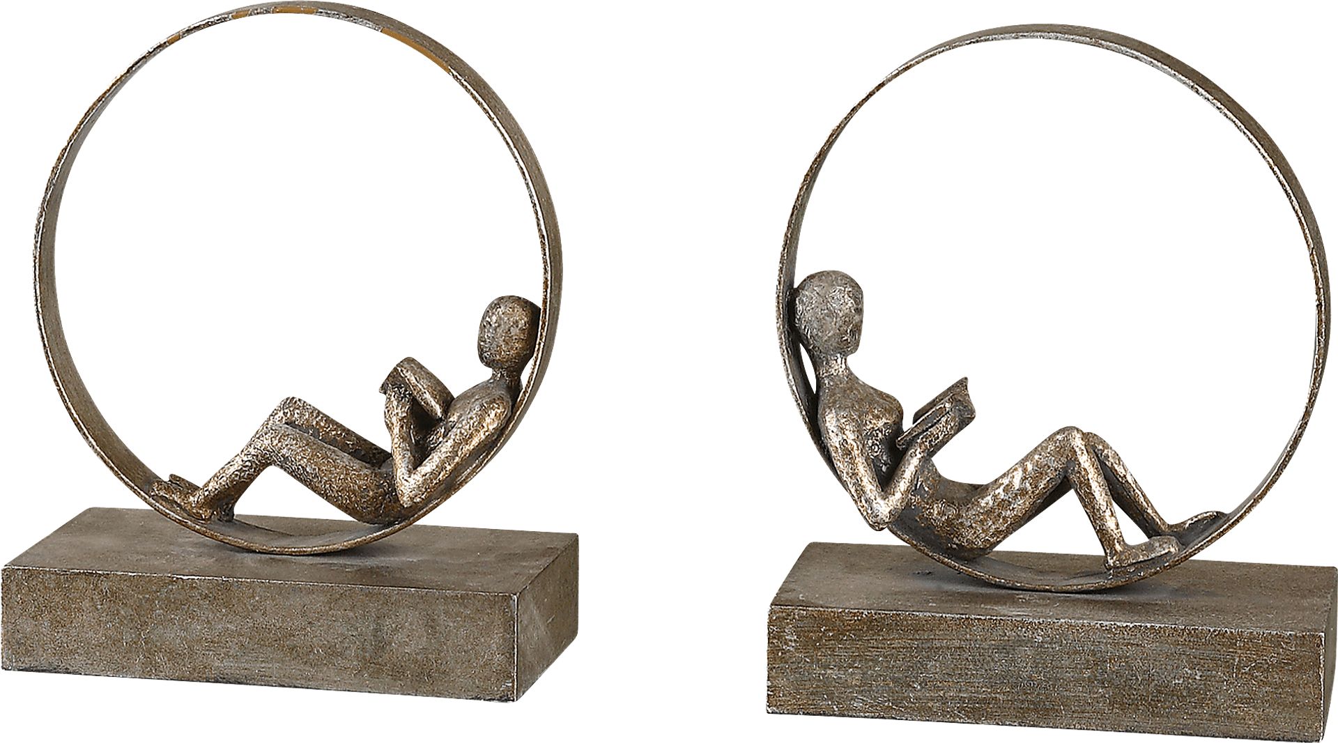 Mckibben Silver Bookend - Image 1