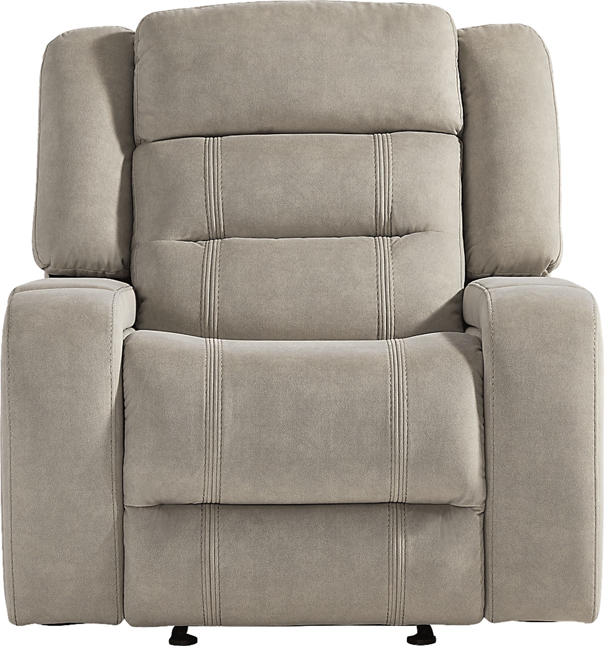 McKinley Beige Glider Recliner - Image 2