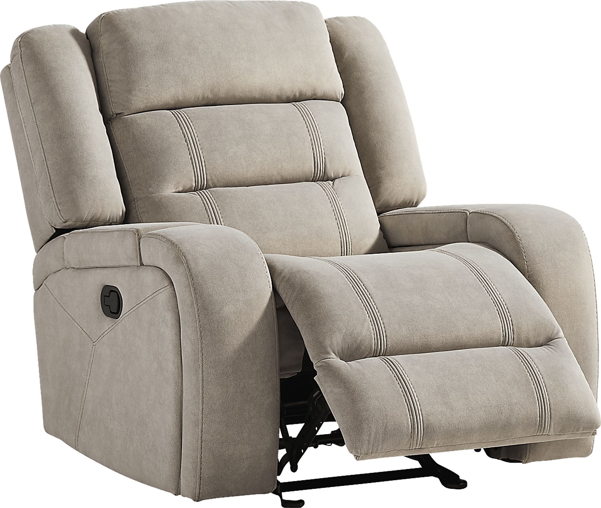 McKinley Beige Glider Recliner - Image 1