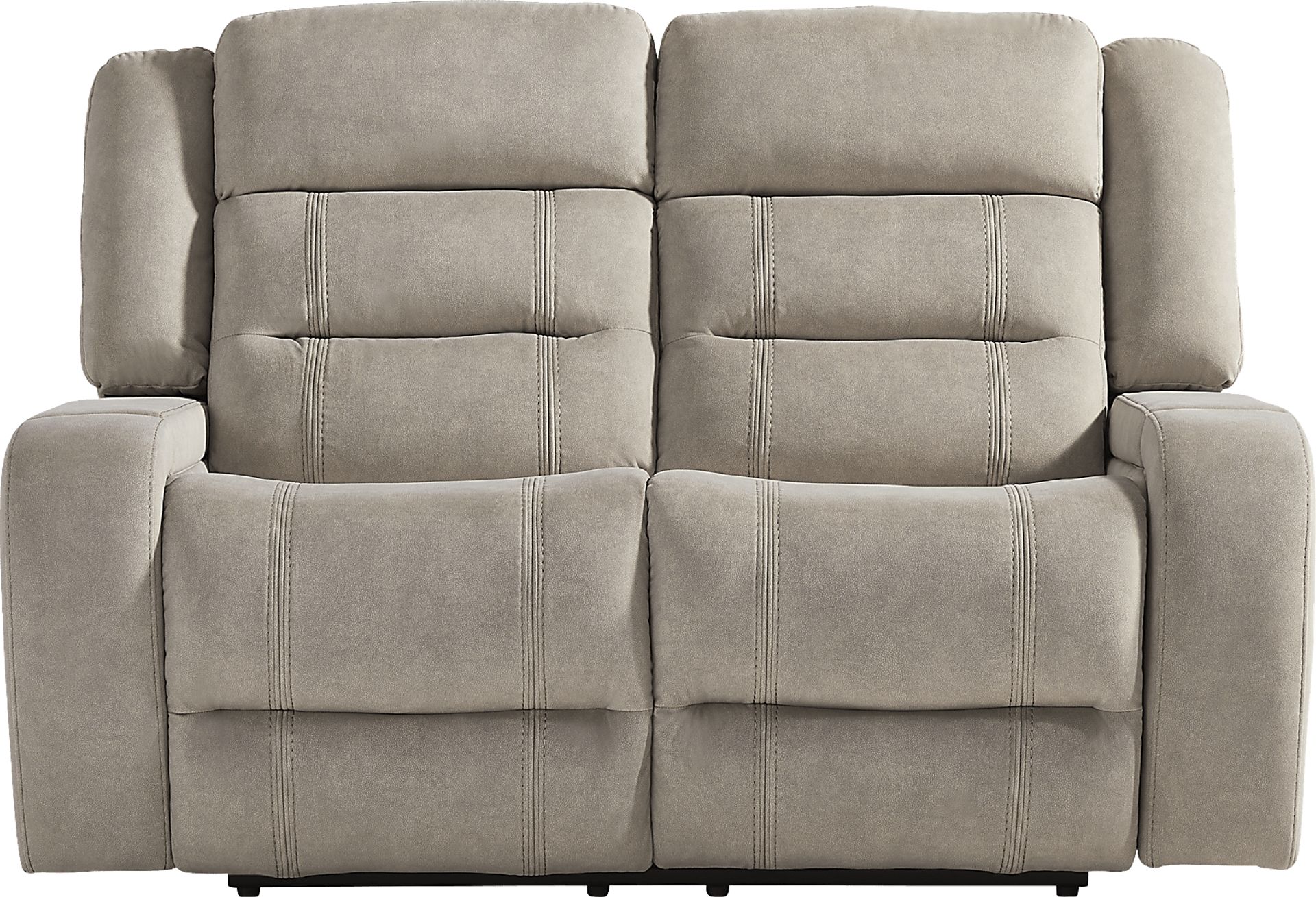 McKinley Beige Loveseat - Image 1