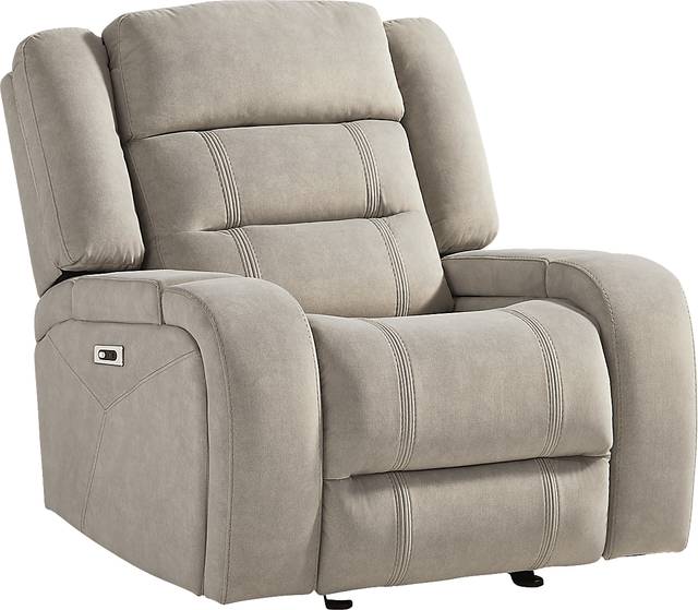 McKinley Beige Power Recliner - Thumbnail - Image 2