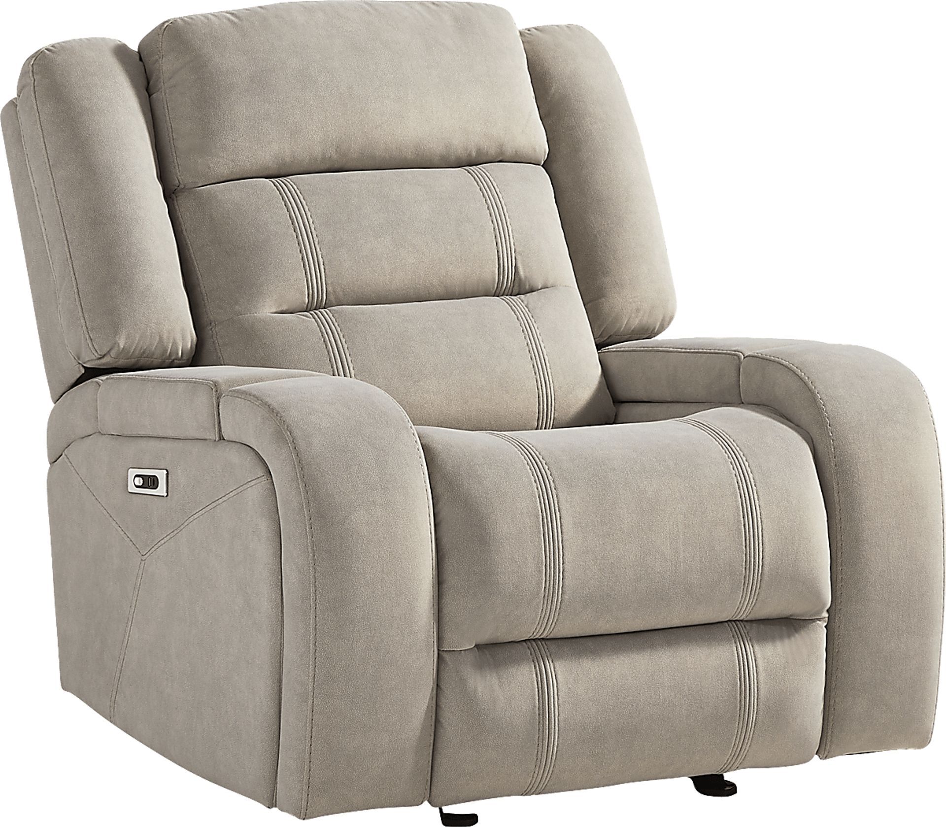 McKinley Beige Power Recliner - Image 2