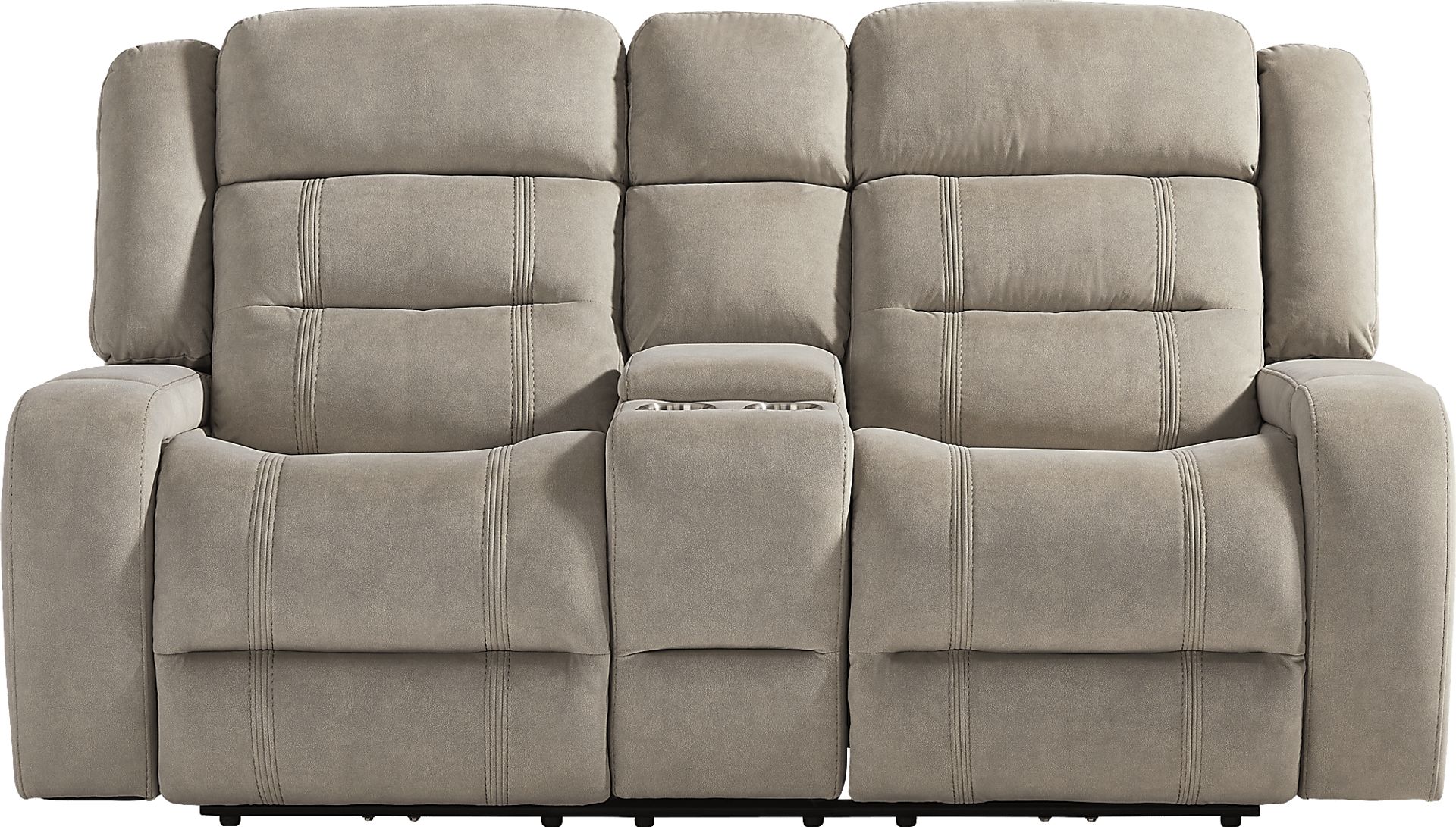 McKinley Beige Power Reclining Loveseat - Image 2