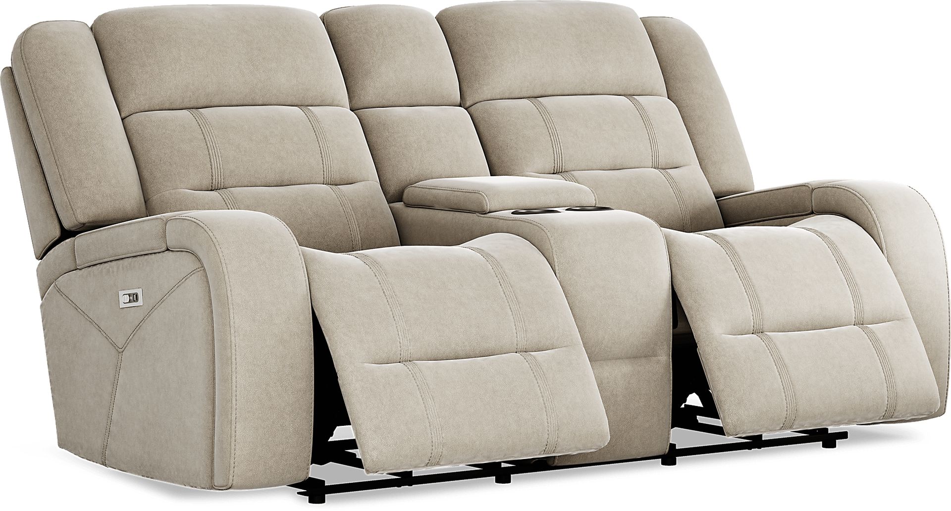McKinley Beige 2 Pc Power Reclining Living Room - Image 17
