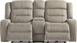 power reclining console loveseat