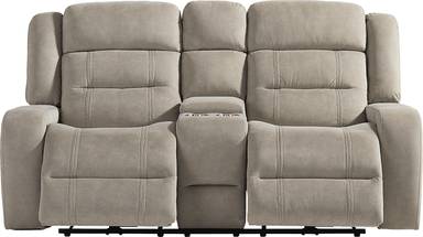 power reclining console loveseat