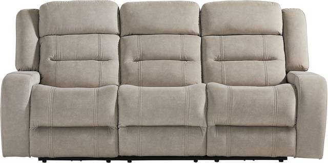 McKinley Beige Power Reclining Sofa - Thumbnail - Image 2