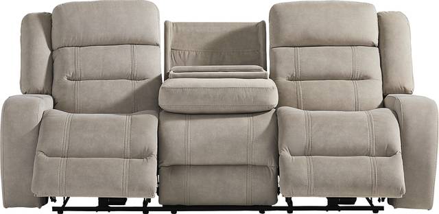 McKinley Beige Power Reclining Sofa - Thumbnail - Image 1