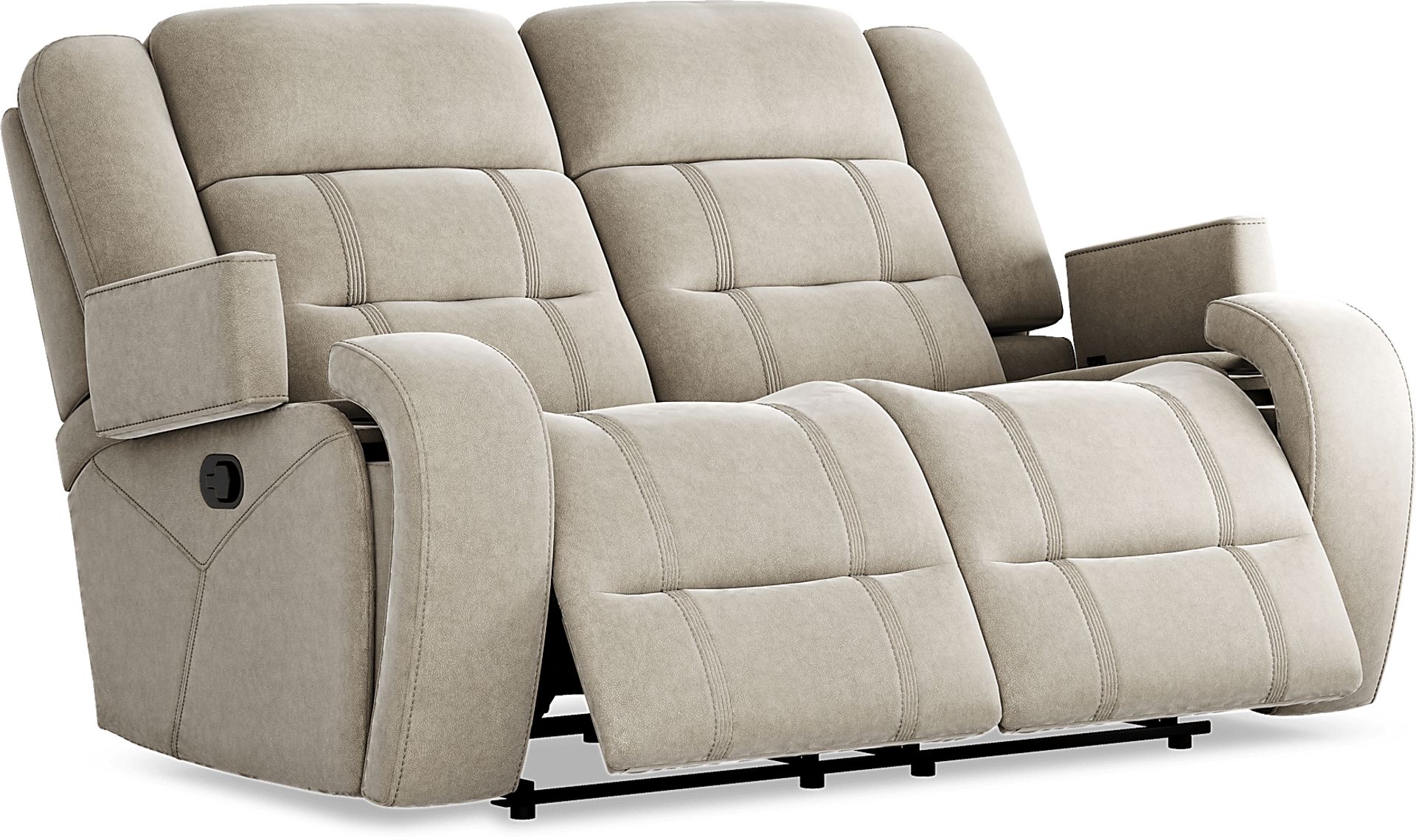 McKinley Beige 3 Pc Reclining Living Room - Image 11