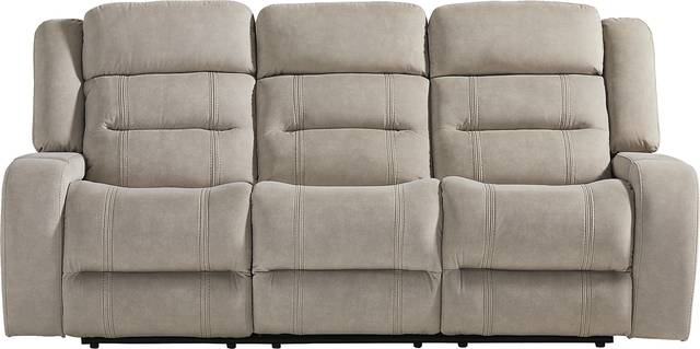 McKinley Beige Reclining Sofa - Thumbnail - Image 2