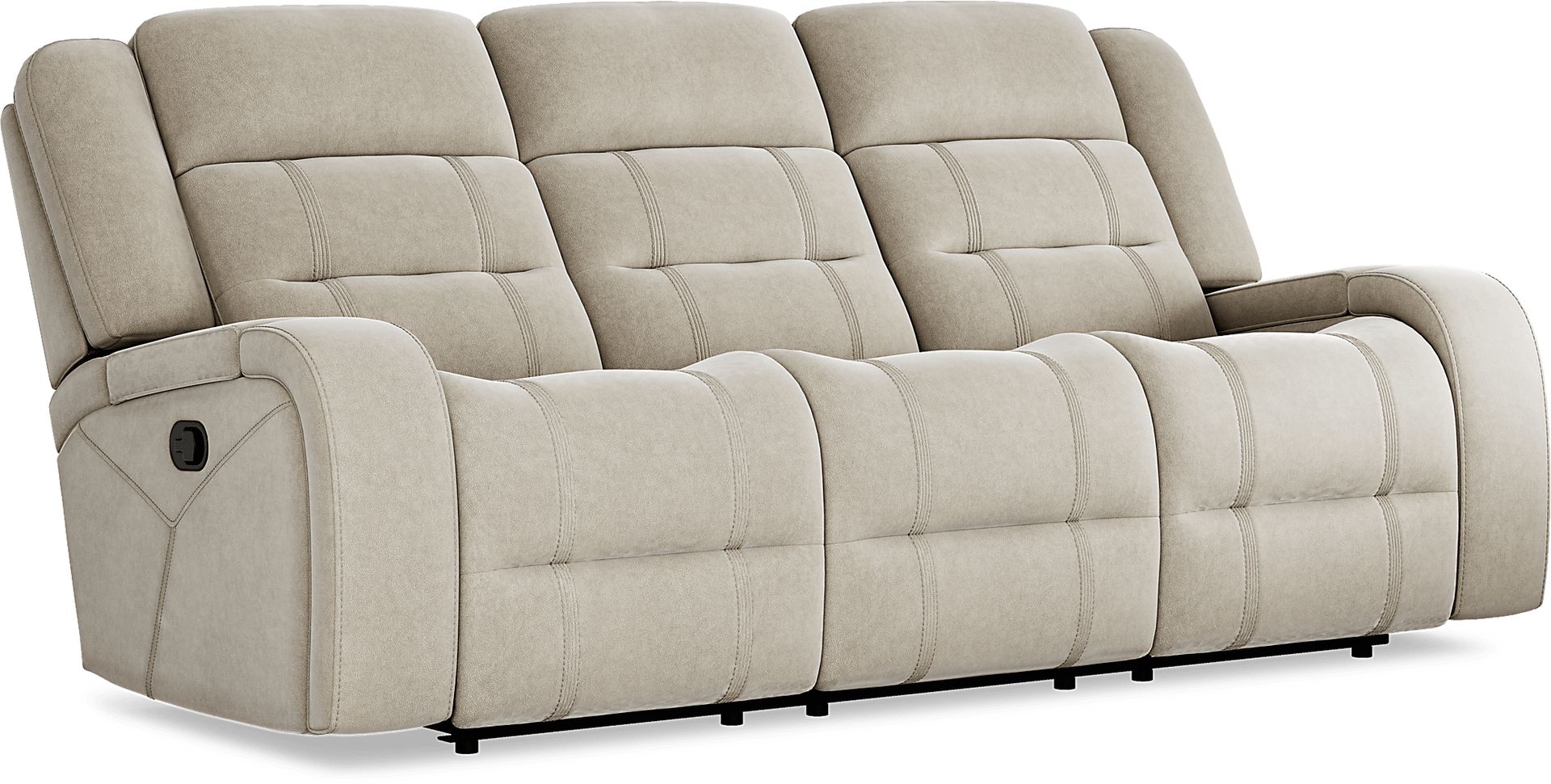 McKinley Beige 3 Pc Reclining Living Room - Image 4