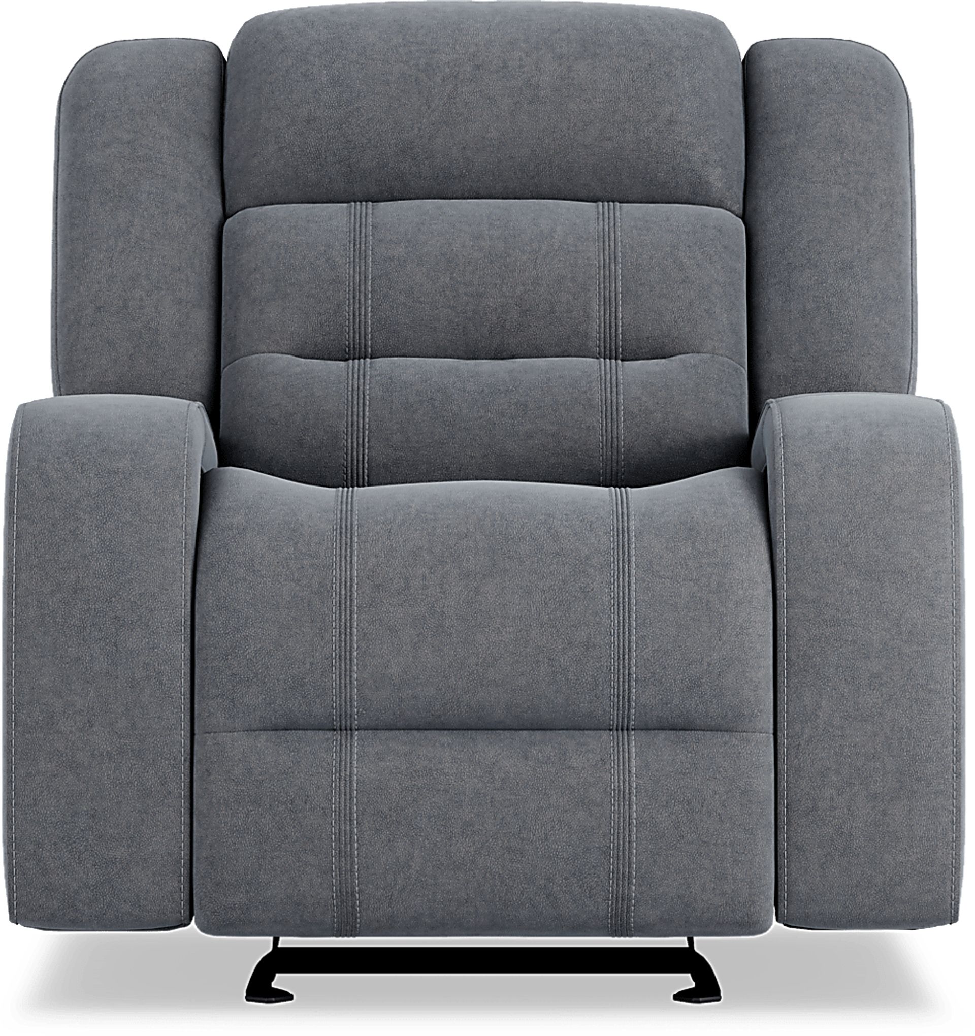 McKinley Graphite Glider Recliner - Image 2