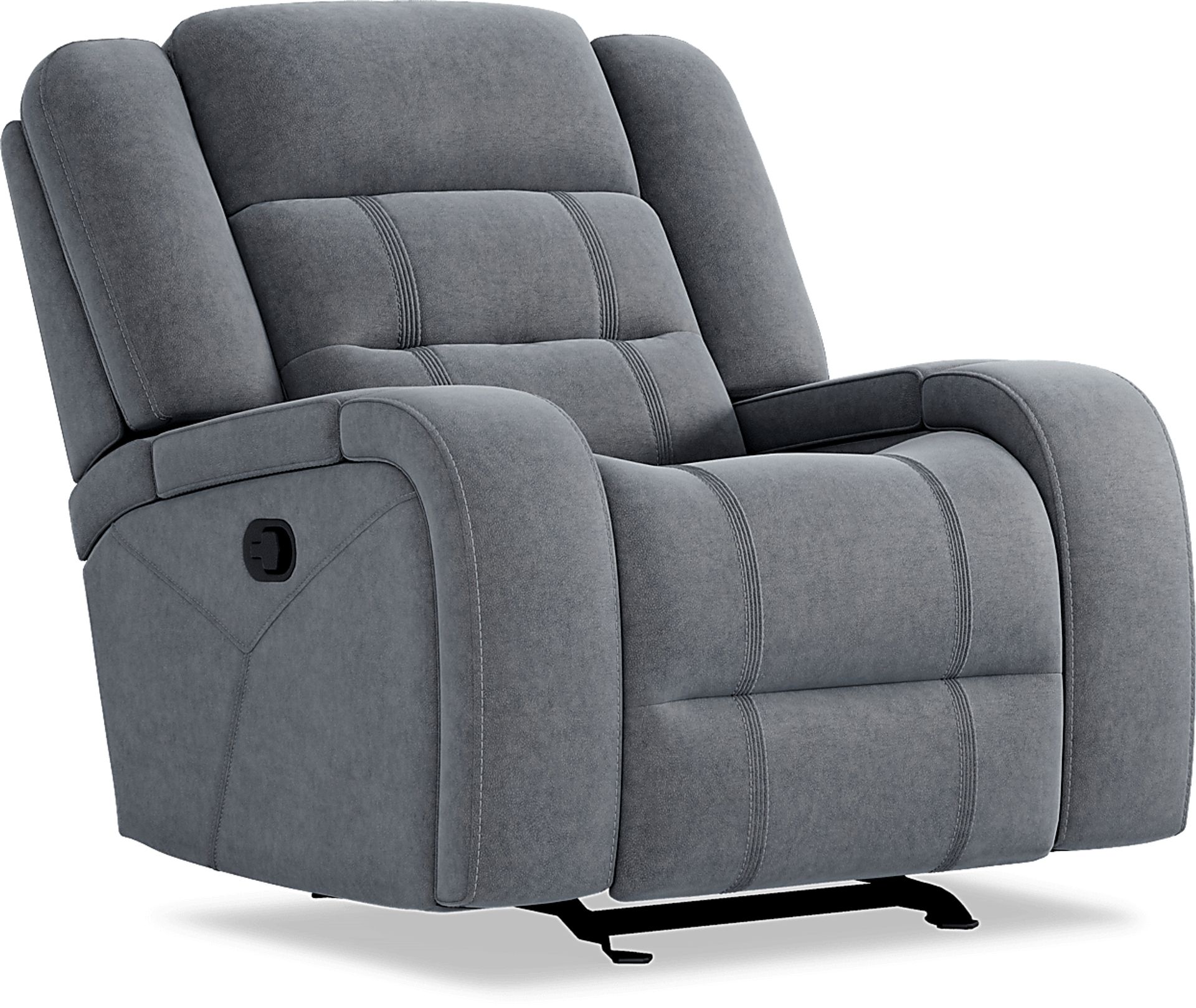 McKinley Graphite Glider Recliner - Image 3