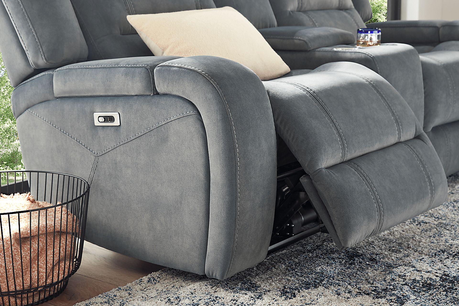 McKinley Graphite 2 Pc Power Reclining Living Room - Image 20