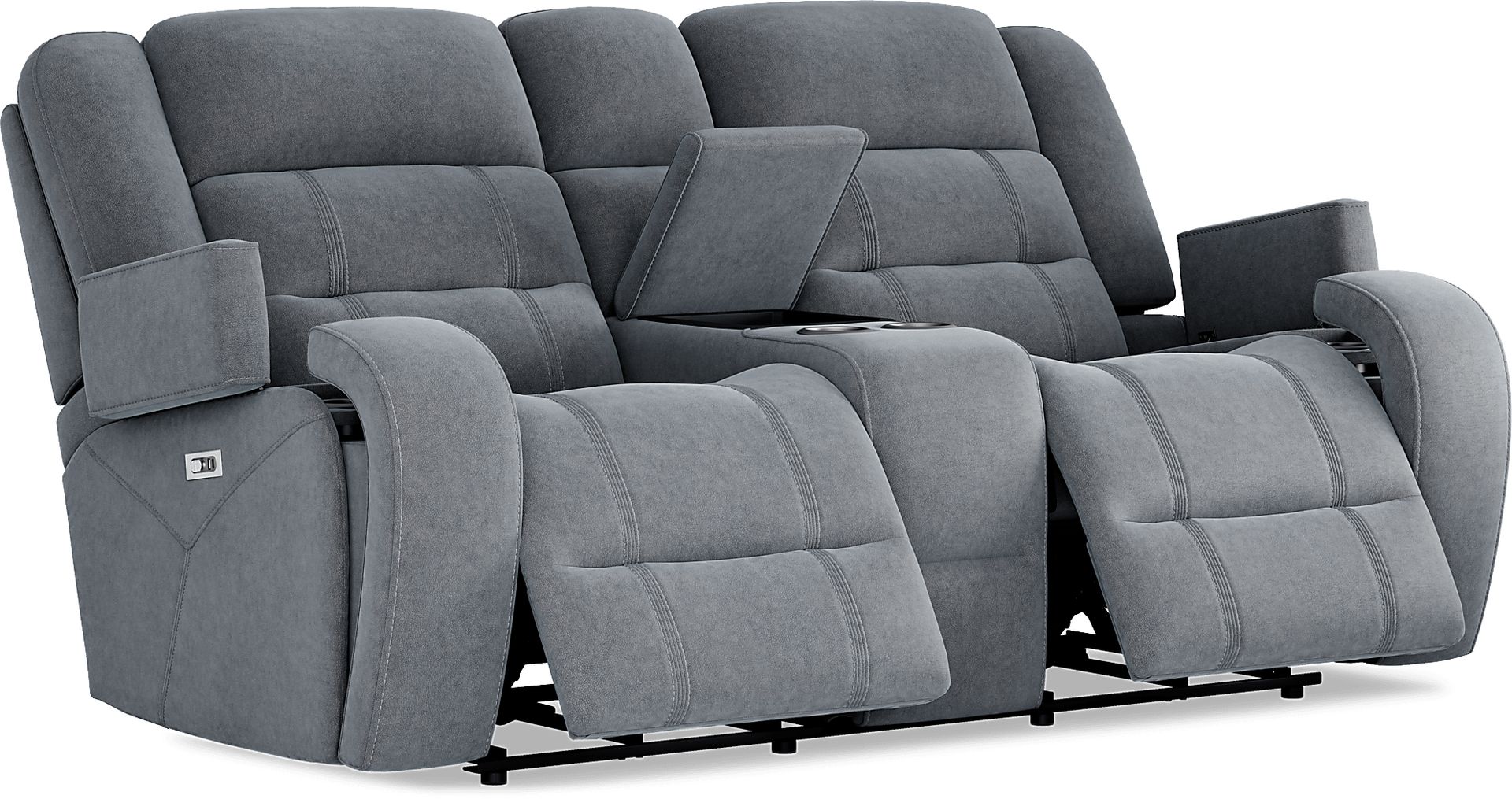 McKinley Graphite 2 Pc Power Reclining Living Room - Image 16