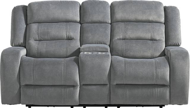 McKinley Graphite Power Reclining Loveseat - Thumbnail - Image 2