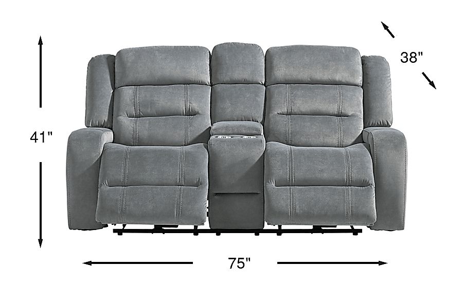 Mckinley Power Reclining Loveseat - Thumbnail 5