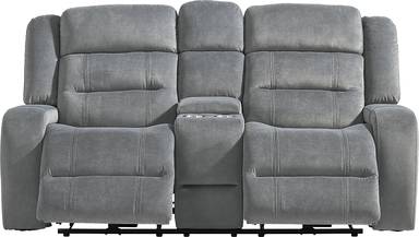 power reclining console loveseat