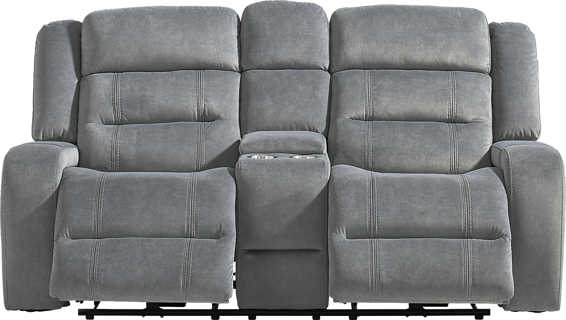 McKinley Graphite Power Reclining Loveseat - Image 1