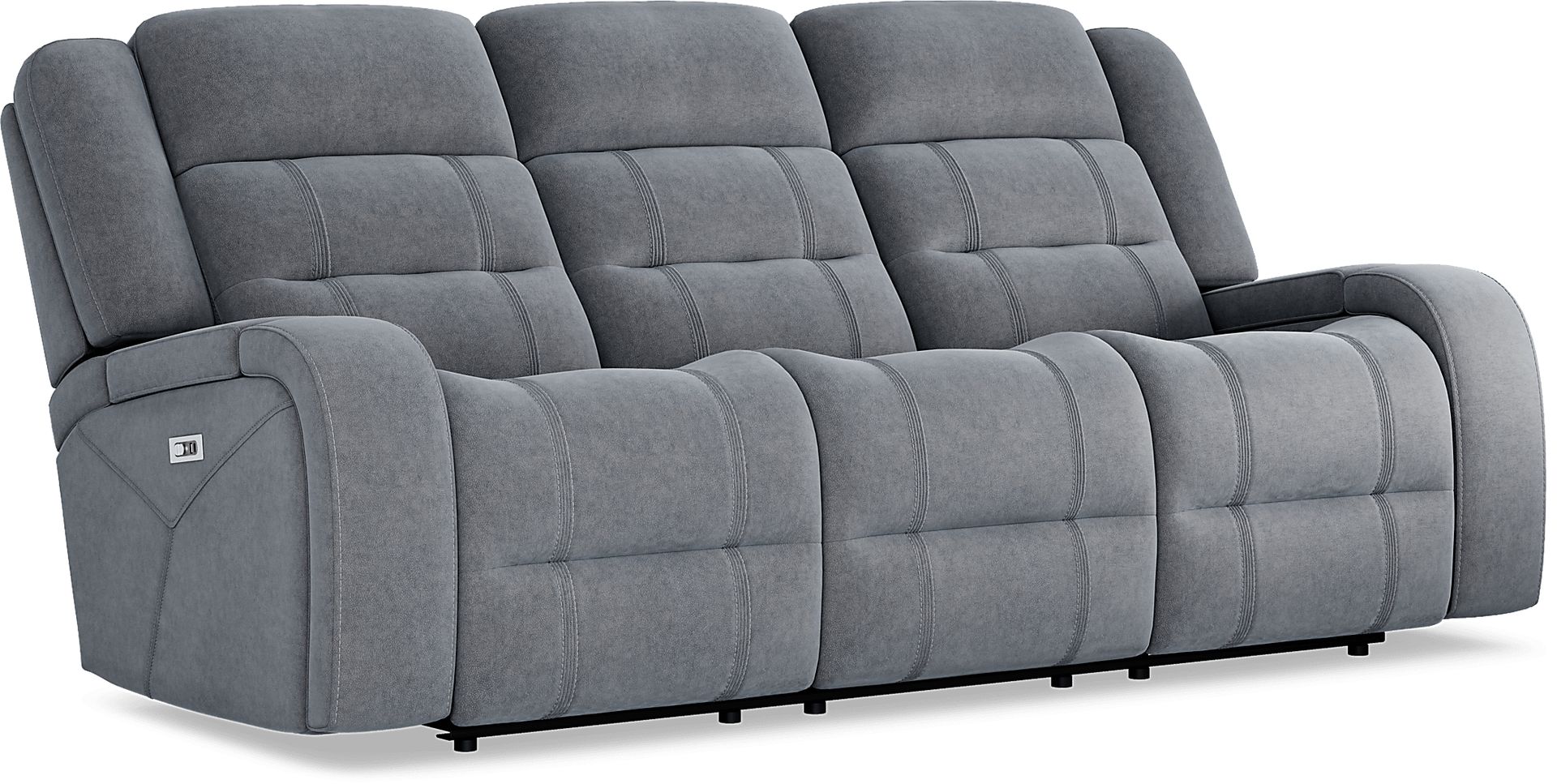 McKinley Graphite 2 Pc Power Reclining Living Room - Image 4