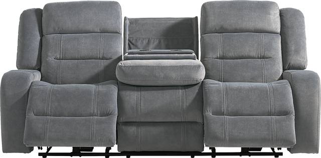 McKinley Graphite Power Reclining Sofa - Thumbnail - Image 1