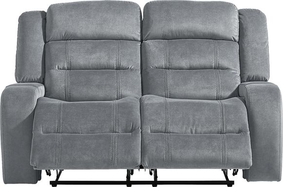 McKinley Graphite Reclining Loveseat