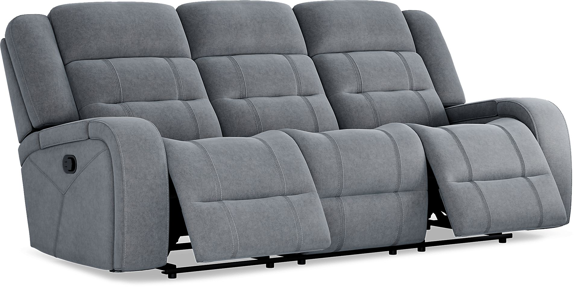 McKinley Graphite 8 Pc Power Reclining Living Room - Image 3