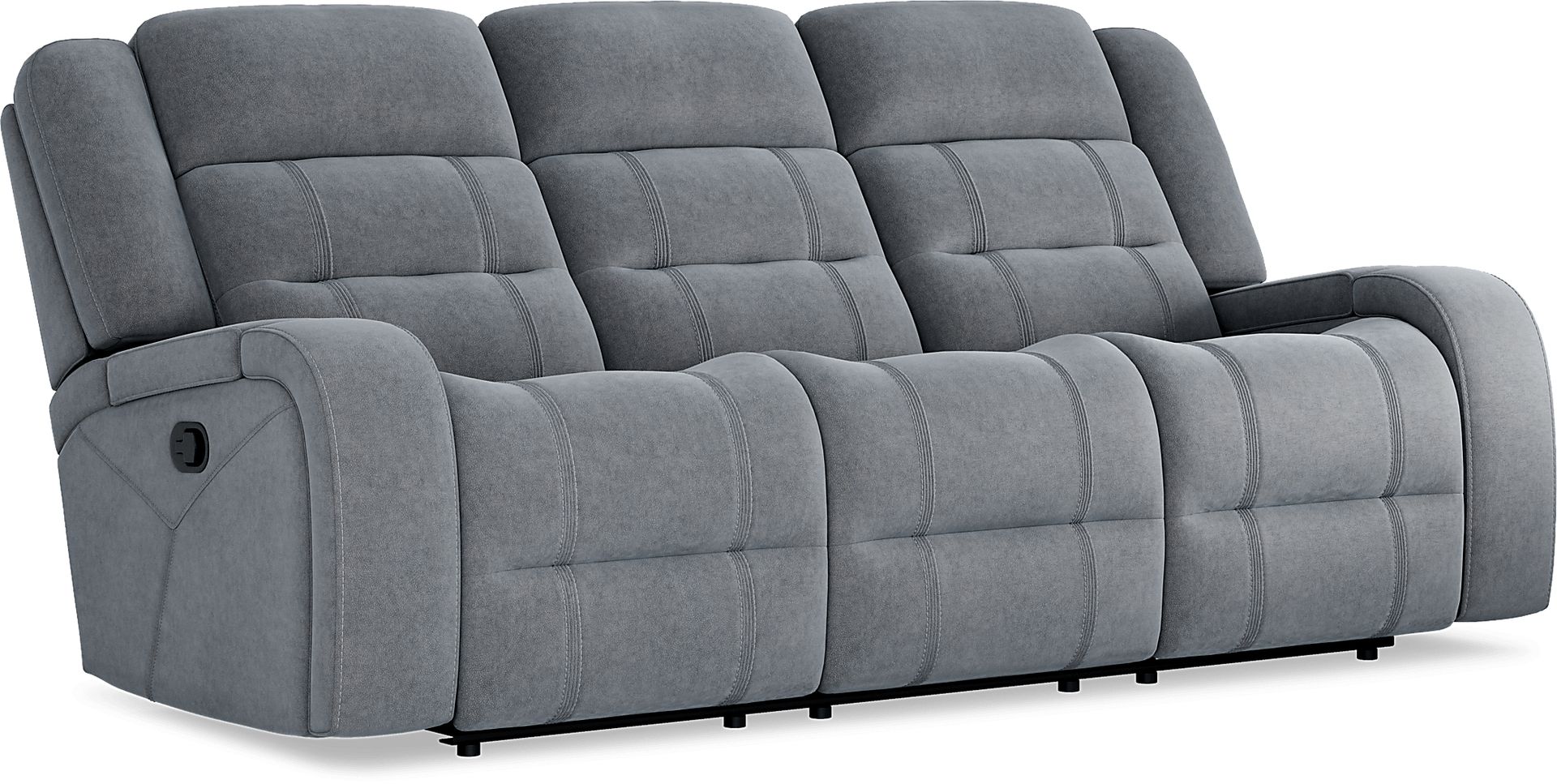 McKinley Graphite 8 Pc Power Reclining Living Room - Image 4