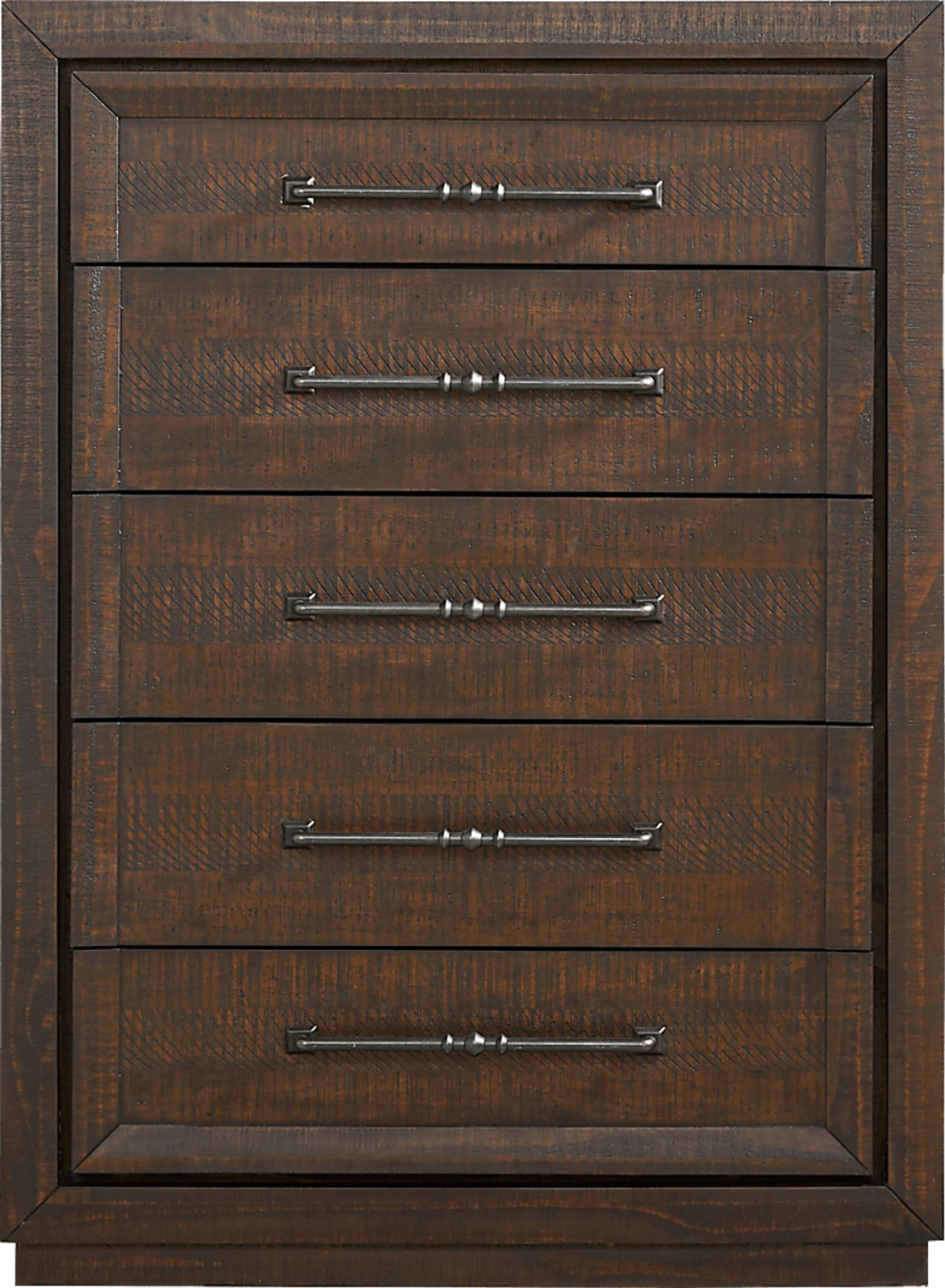 dark brown chest