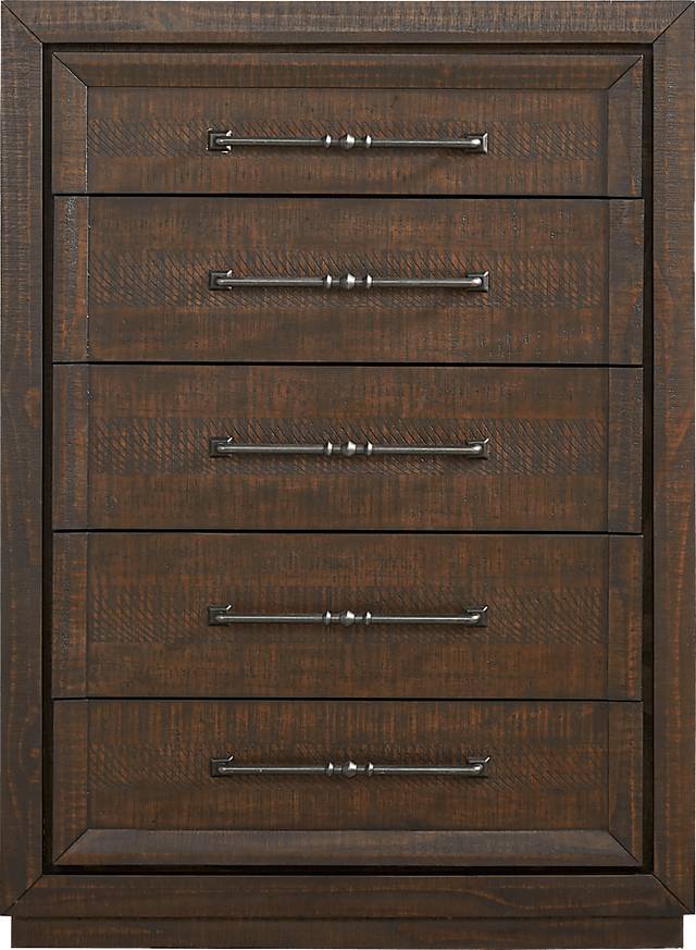 Mckinnon Dark Brown 5 Pc King Platform Bedroom - Thumbnail - Image 3