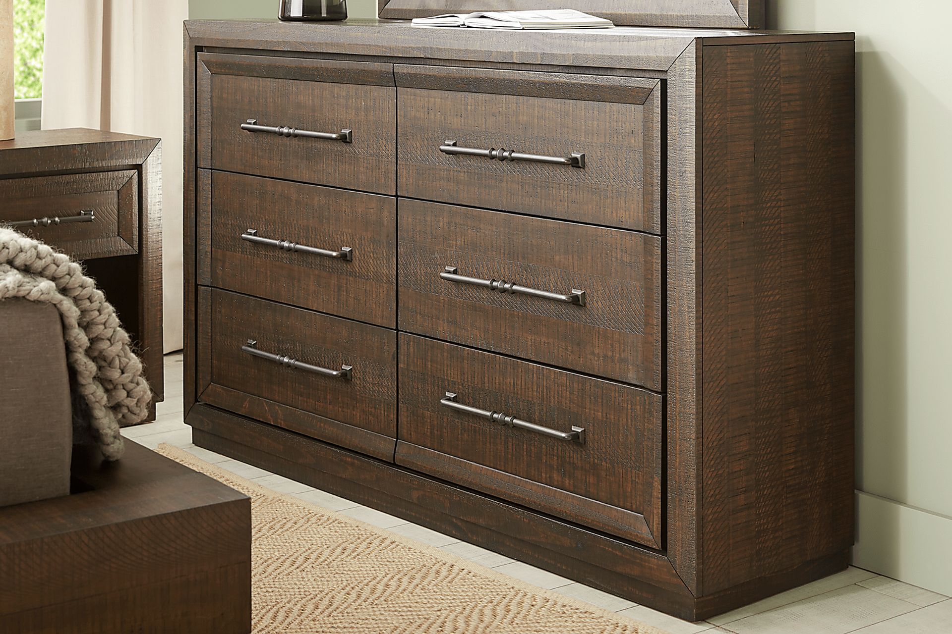 Mckinnon Dark Brown Dresser - Image 3