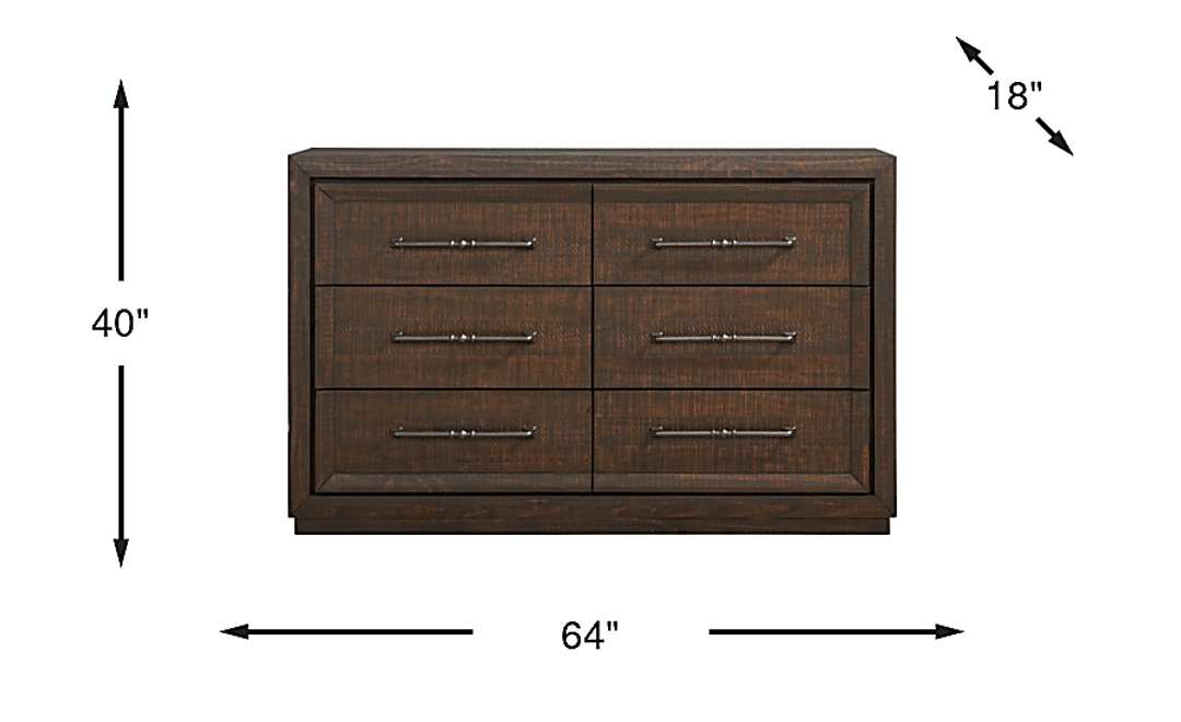 Mckinnon Dark Brown Dresser