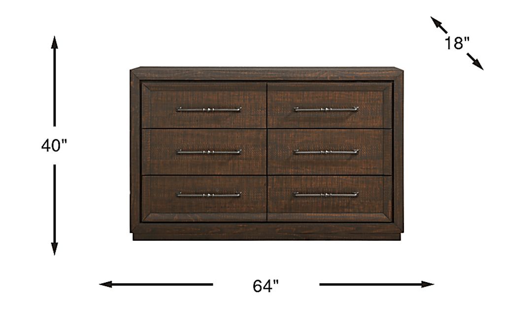 Mckinnon Dark Brown Dresser