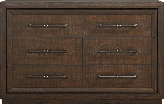 Mckinnon Dark Brown Dresser - Thumbnail - Image 1
