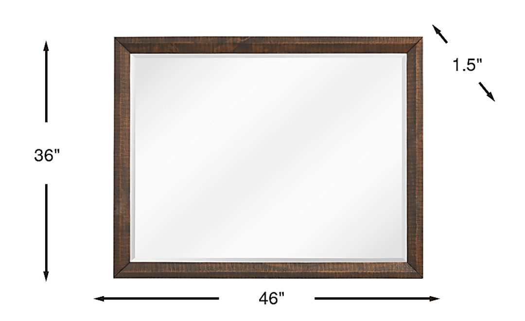 Mckinnon Dark Brown Mirror
